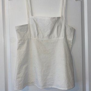 Urban Outfitters White Sleeveless Blouse